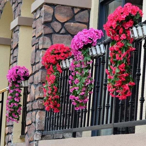 Faux Bouquet d'Orchidée à Suspendre