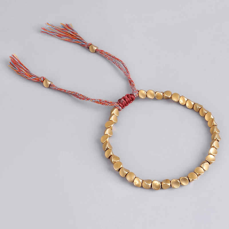 Bracelet porte bonheur tibétain - Cuivre